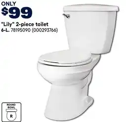 RONA Lily 2-piece toilet offer