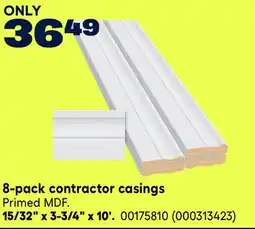RONA Metrie 8-pack contractor casings 15/32 x 3-3/4 x 10' offer