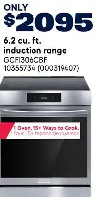 RONA Frigidaire 6.2 cu. ft. induction range offer