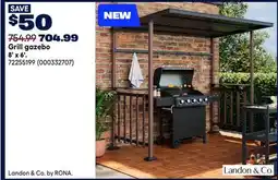RONA Landon & Co. Grill gazebo 8' × 6' offer