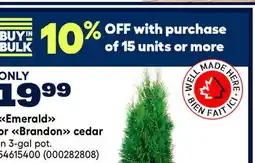RONA Emerald or Brandon cedar offer