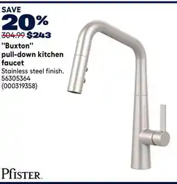 RONA Buxton pull-down kitchen faucet offer