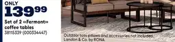 RONA Set of 2 Fermont coffee tables offer