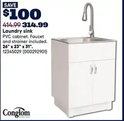 RONA Conglom 26 x 23 x 31. Laundry sink offer