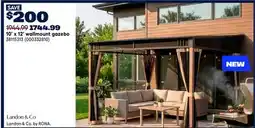 RONA Landon & Co. by RONA 10' x 12' wallmount gazebo offer
