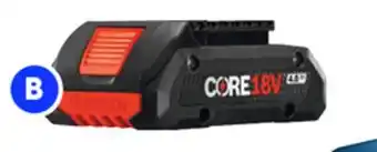 RONA Bosch 18-Volt 4Ah Lithium-Ion Power Tool Battery - Compact - High-Powered Cells - Cooling Technology offer