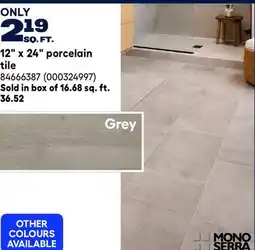 RONA MONO SERRA 12 x 24 porcelain tile offer