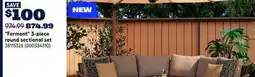 RONA LANDON&CO Fermont 3-piece round sectional set offer