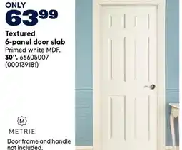 RONA METRIE Textured 6-panel door slab 30 offer