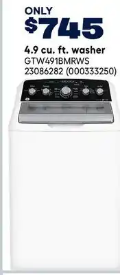 RONA GE 4.9 cu. ft. washer offer