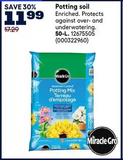 RONA Miracle-Gro Potting soil offer