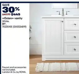 RONA LANDON&CO Osten vanity offer