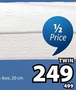 JYSK MENSA spring mattress firm TWIN offer
