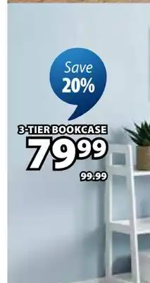JYSK HERNING 3-TIER BOOKCASE offer