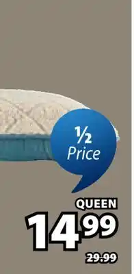 JYSK BAGN Pillow Medium firm faux fur cover Queen offer