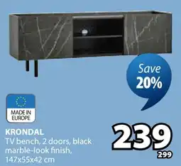 JYSK KRONDAL TV bench offer