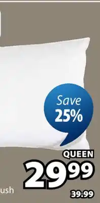 JYSK ORBORG Duck feather pillow offer
