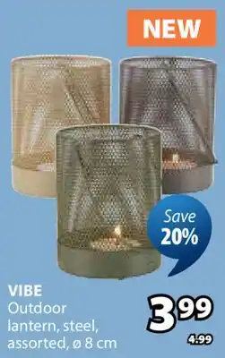 JYSK VIBE Outdoor lantern offer
