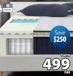 JYSK SCANDI BLU Spring Mattress, medium firm, cooling get offer