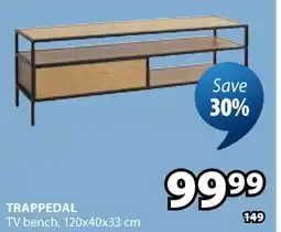 JYSK TRAPPEDAL TV bench offer