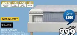 JYSK SCANDI PLATINUM Spring mattress offer