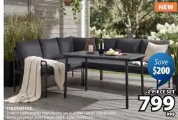 JYSK STROEMSTAD 2-piece patio corner dining set offer