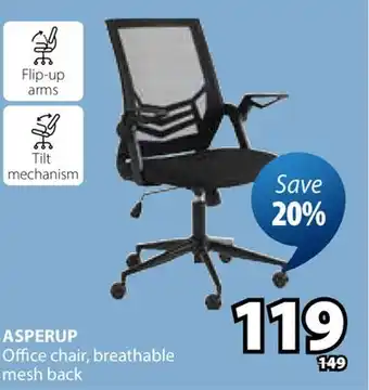 JYSK ASPERUP Office chair offer