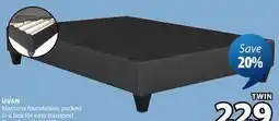 JYSK UVAN Mattress foundation offer