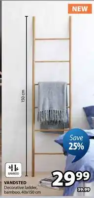 JYSK VANDSTED Decorative ladder offer