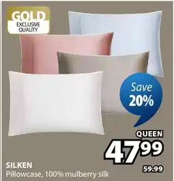 JYSK SILKEN Pillowcase offer