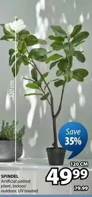 JYSK SPINDEL Artificial potted plant offer