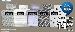 JYSK DUVET COVER SET Bastia Blaye Onsala, Laval, Paris offer