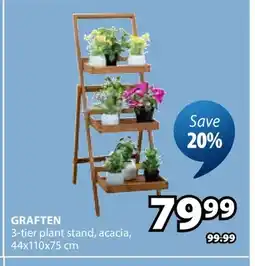 JYSK GRAFTEN 3-tier plant stand offer