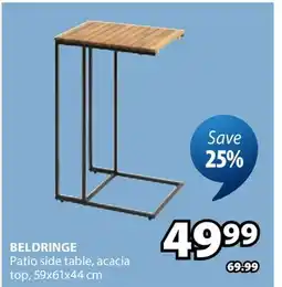 JYSK BELDRINGE Patio side table offer