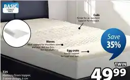 JYSK T25 Memory foam topper offer