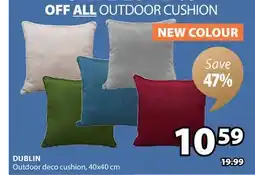 JYSK DUBLIN Outdoor deco cushion offer