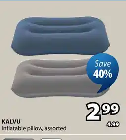 JYSK KALVU Inflatable pillow offer