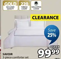 JYSK SAVOIR 3-piece comforter set offer