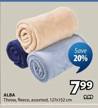 JYSK Alba Throw offer
