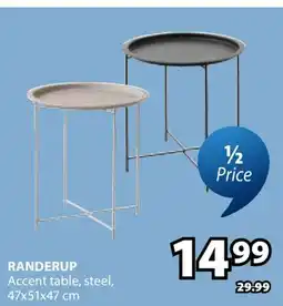 JYSK RANDERUP Accent table, steel offer