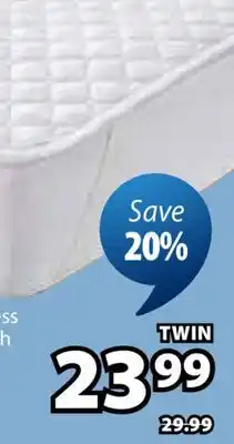JYSK PROTEKTION Water repellent mattress protector offer