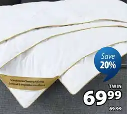 JYSK KUPEN Silk duvet offer