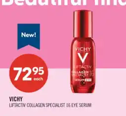 Shoppers Drug Mart VICHY LIFTACTIV COLLAGEN SPECIALIST 16 EYE SERUM offer