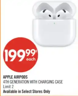 Shoppers Drug Mart APPLE AIRPODS 4TH GENERATION WITH CHARGING CASE offer