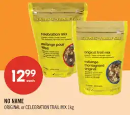 Shoppers Drug Mart NO NAME ORIGINAL or CELEBRATION TRAIL MIX offer