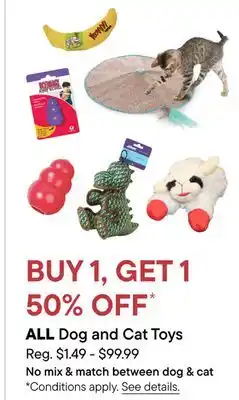 Petvalu ALL Dog and Cat Toys offer