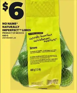 Independent City Market NO NAME NATURALLY IMPERFECT LIMES offer