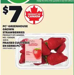 Independent City Market PC GREENHOUSE GROWN STRAWBERRIES offer