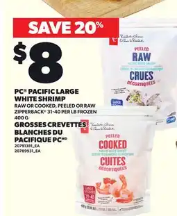 Independent City Market PC PACIFIC LARGE WHITE SHRIMP offer