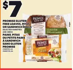 Independent City Market PROMISE GLUTEN- FREE LOAVES, PITAS OR SANDWICH ROLLS offer